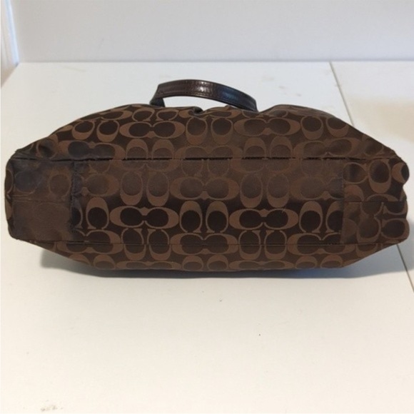 BEAUTIFUL VINTAGE COACH TOTE BROWN - Picture 8 of 13